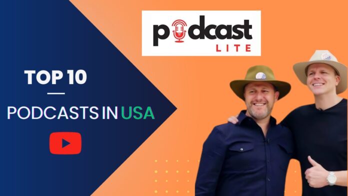Top 10 Podcasts in USA on YouTube 